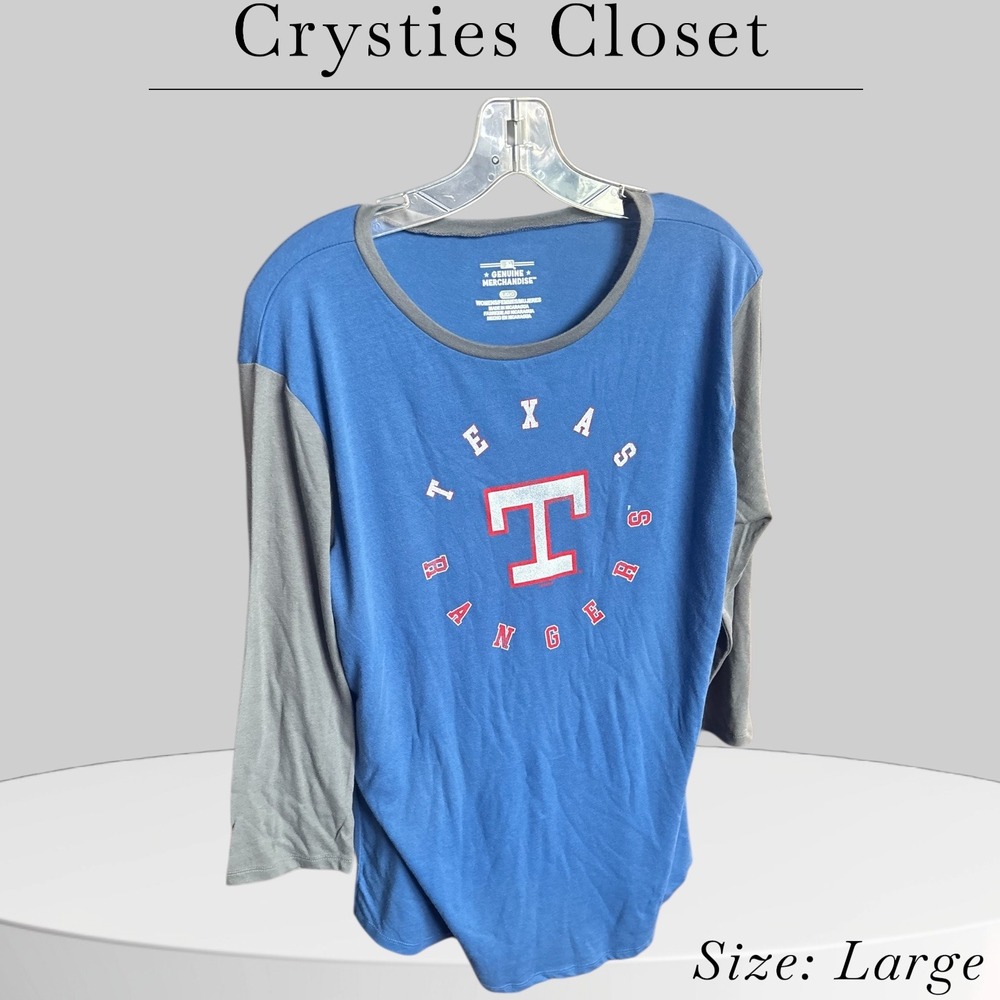 NWOT Women MLB genuine merchandises size large, Texas‎ rangers
